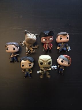 Funko Pop! Fallout 4 set of 7 Figures , Deathclaw, Super Mutant, Hancock etc